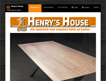 Tablet Screenshot of henryshouse.be